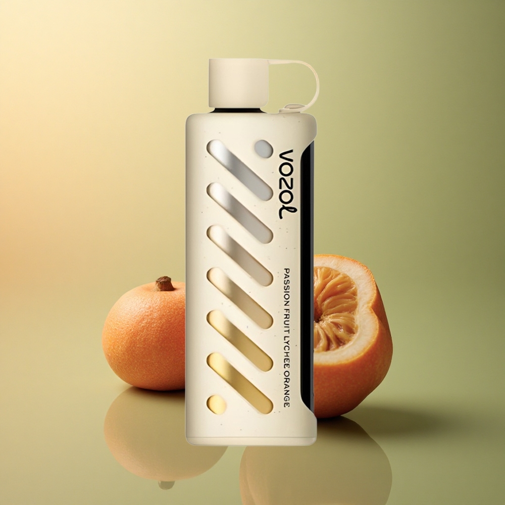 VOZOL Gear Shisha 25000 Puffs Fruit de la Passion Litchi Orange avec Tech S.i.L.C et 1000mAh