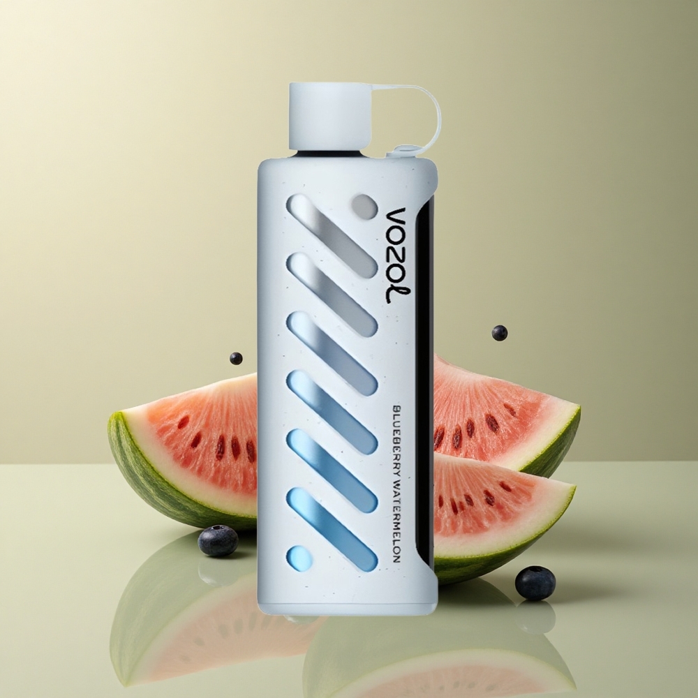 VOZOL Gear Shisha 25000 Puffs Myrtille Pastèque Dual Mesh 1000mAh 5mg Nicotine