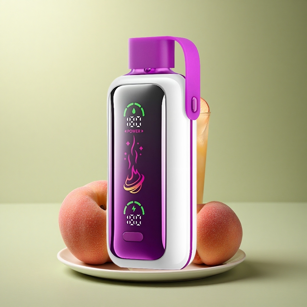 VOZOL Star 20000 Puffs Glace Pêche Jus 50mg/ml Nicotine 650mAh